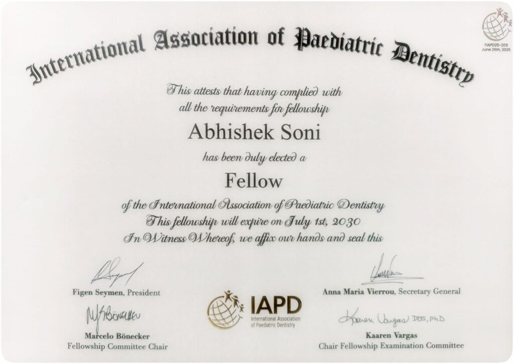 Paediatric Dentistry (IAPD)