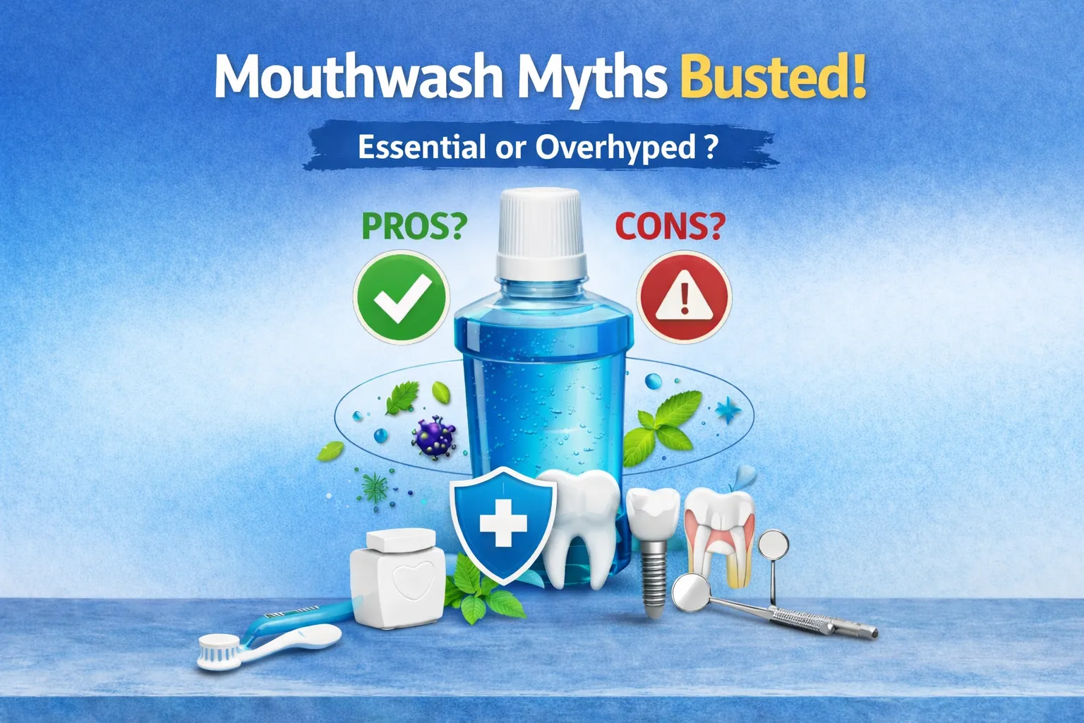 Mouthwash Myths Busted: Essential or Overhyped? Insights from Vanilla Smiles Dental Clinic