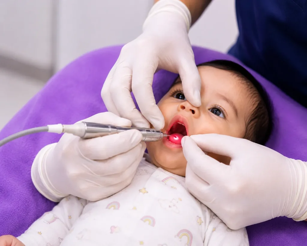 CO₂ Cold Laser Tongue Tie Treatment