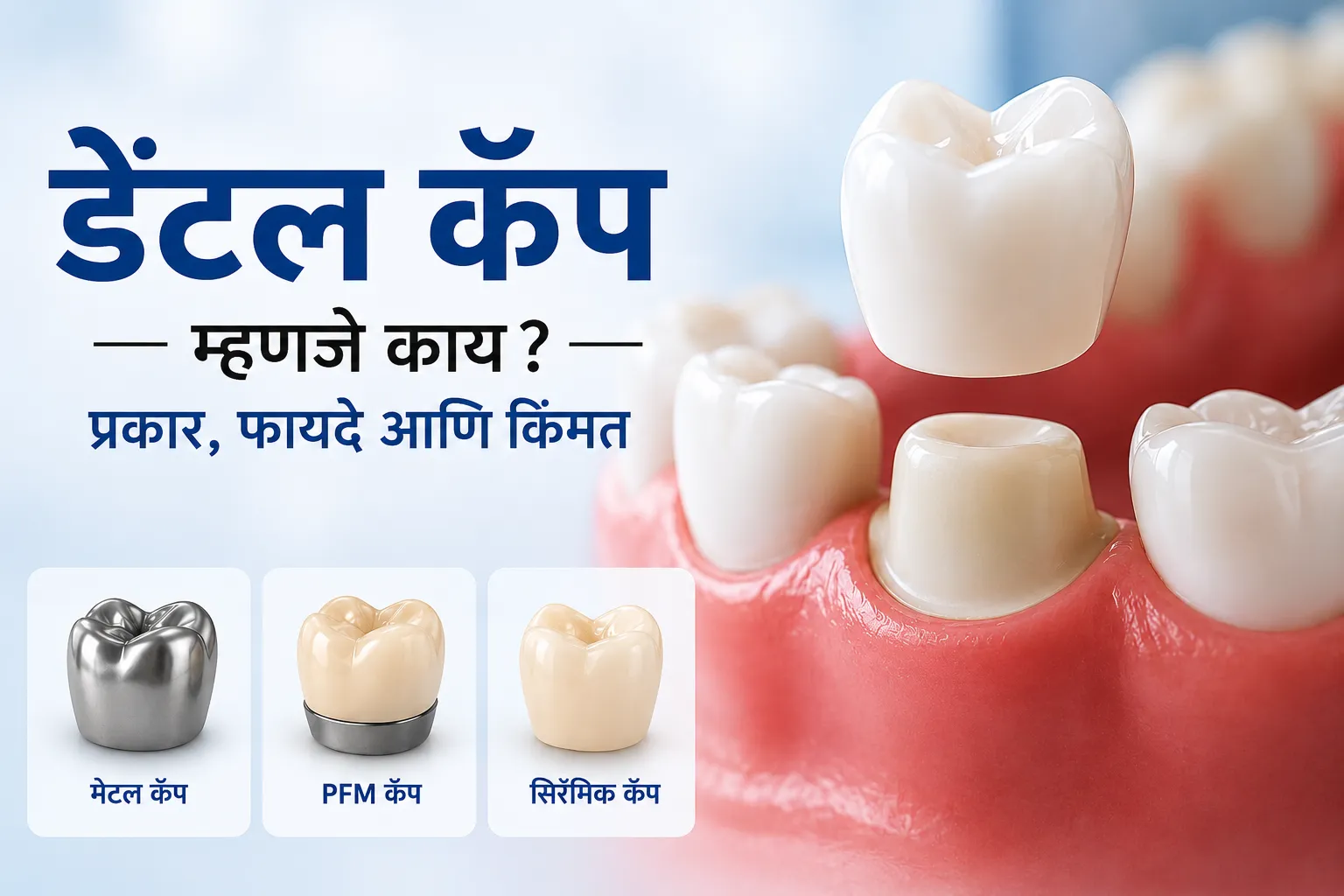 डेंटल कॅप (Dental Caps) म्हणजे काय? प्रकार, फायदे आणि किंमत