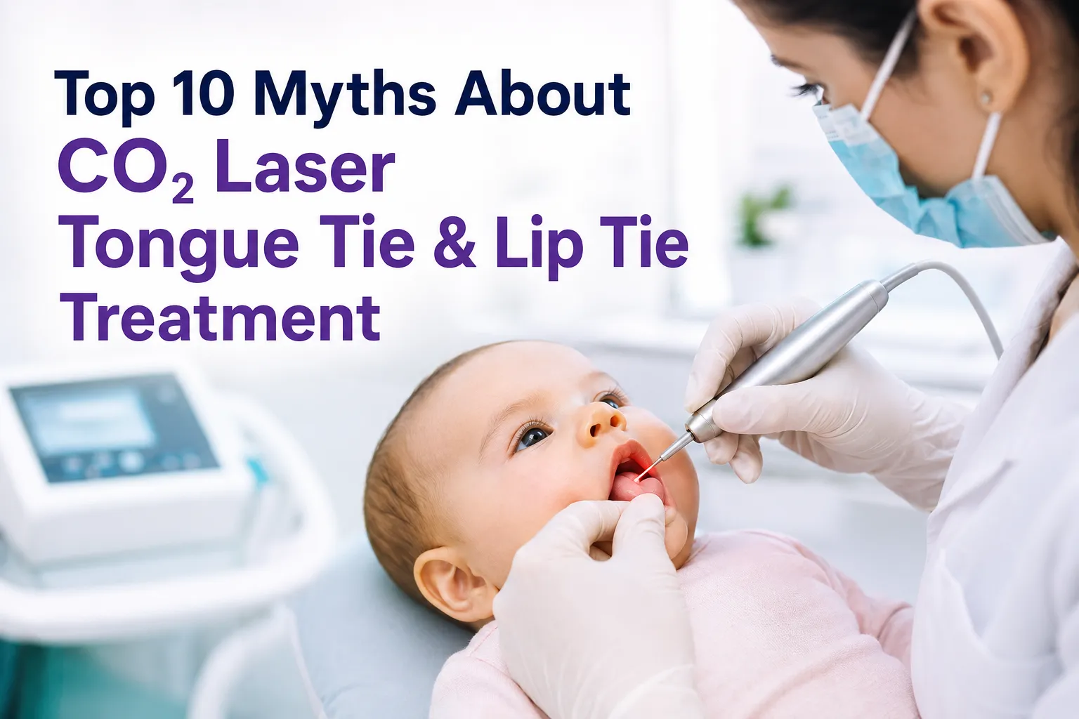 Top 10 Myths About CO₂ Laser Tongue Tie & Lip Tie Treatment – Facts Every Parent Should Know