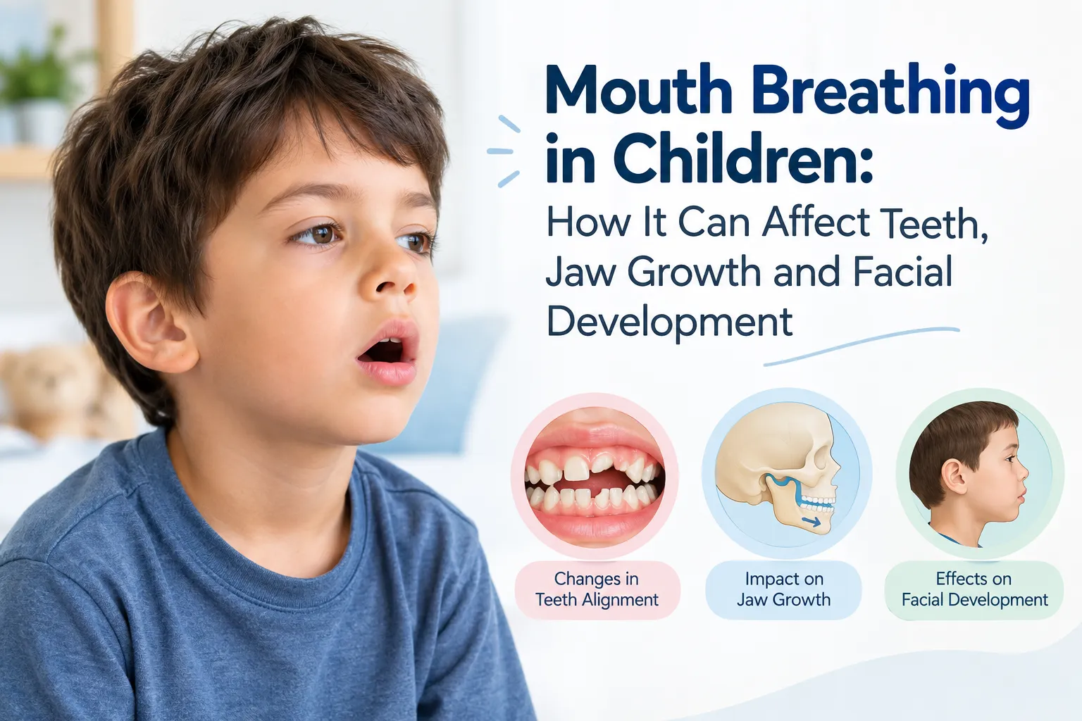 Mouth Breathing in Children: How It Can Affect Teeth, Jaw Growth and Facial Development